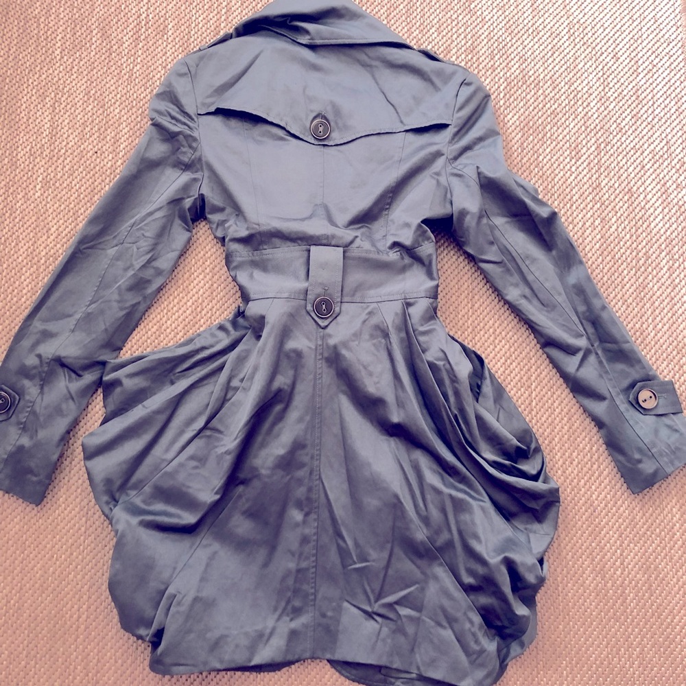 Grey Coat w/flare bottom